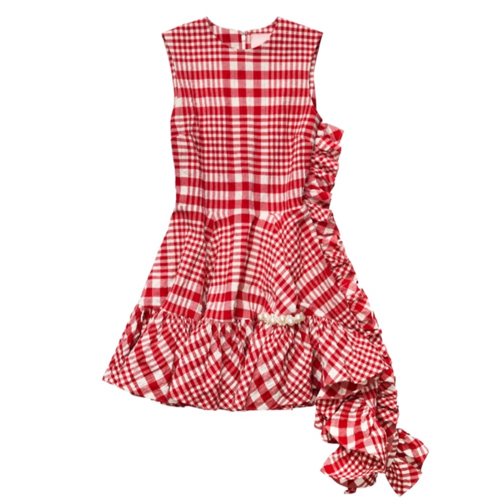 SOLD Simone Rocha x H&M asymmetric cotton dress